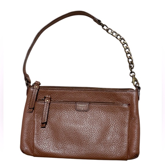 Fossil Mimi Top Zip Leather Clutch
Camel Shoulder Bag - Picture 1 of 5